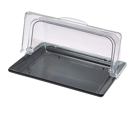 Neville GenWare Polycarbonate GN 1/2 Roll Top Cover Neville GenWare Polycarbonate GN 1/2 Roll Top Cover