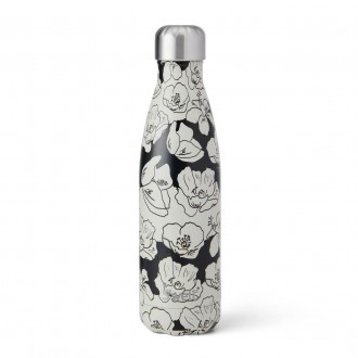 S'well Charcoal Bloom Bottle, 500ml