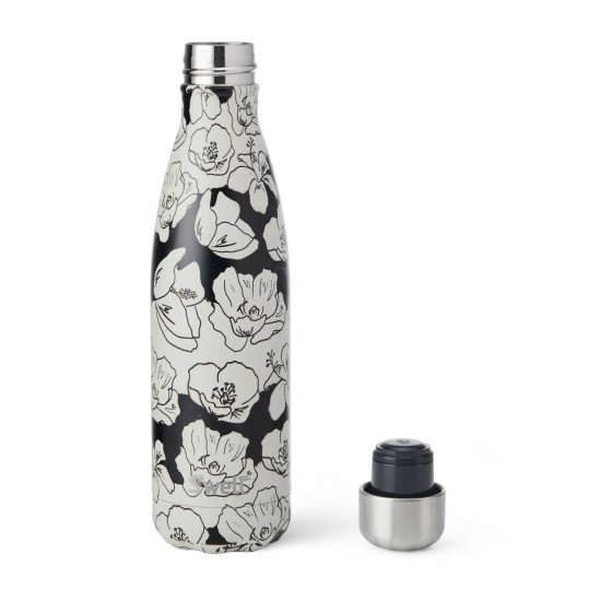 S'well Charcoal Bloom Bottle, 500ml S'well Charcoal Bloom Bottle, 500ml