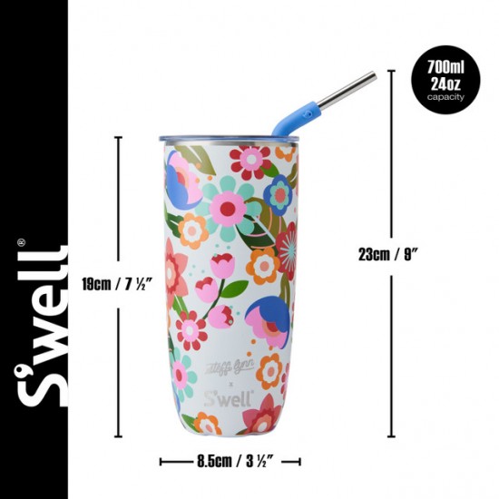 S'well Steffi Lynn triple-layered vacuum-insulated Tumbler, 700ml