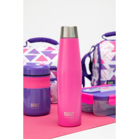 Built Perfect Seal Pink Hydration Bottle, 540ml Built Perfect Seal Pink Hydration Bottle, 540ml