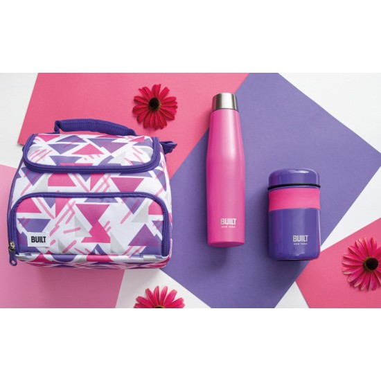 Built Perfect Seal Pink Hydration Bottle, 540ml Built Perfect Seal Pink Hydration Bottle, 540ml