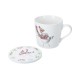 Mikasa TipperleyHill Robin Fine China Mug and Coaster Set, 380ml Mikasa TipperleyHill Robin Fine China Mug and Coaster Set, 380ml