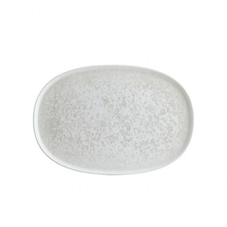 Neville Genware Lunar White Hygge Oval Dish, 33cm 33 x 23cm (L x W)
