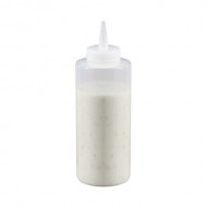 Neville Genware Squeeze Bottle, Wide Neck Clear, 940ml