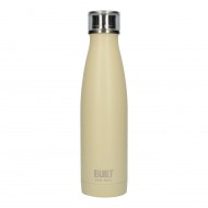 Built Double Walled Stainless Steel Water Bottle, Vanilla, 500ml 