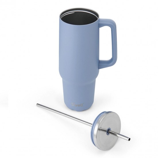 S well XL Reusable Drinks Tumbler With Straw, 1180ml, Hydrangea Blue - Triple Layered, 5314930EU Shop quality S well XL Reusable Drinks Tumbler With Straw, 1180ml, Hydrangea Blue - Triple Layered in Kenya from vituzote.com Shop in-store or online and get countrywide delivery!