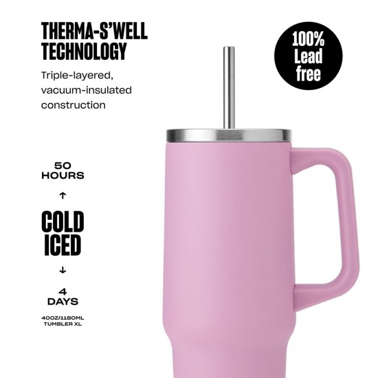 Shop quality S well XL Reusable Drinks Tumbler With Straw, 1180ml, Hydrangea Pink - Triple Layered in Kenya from vituzote.com Shop in-store or online and get countrywide delivery!