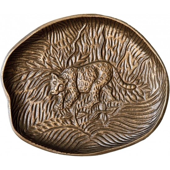 Shop quality Artesà Oval Serving Platter, Rustic Embossed Metal Plate with Leopard Design, 24 x 21cm in Kenya from vituzote.com Shop in-store or online and get countrywide delivery!