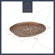 Shop quality Artesà Oval Serving Platter, Rustic Embossed Metal Plate with Leopard Design, 24 x 21cm in Kenya from vituzote.com Shop in-store or online and get countrywide delivery!