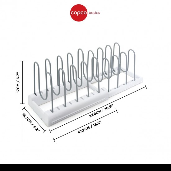 Copco Expandable Cabinet Organiser, 27cm x 15cm x 17cm; Expands to 47cm Shop quality Copco Expandable Cabinet Organiser, 27cm x 15cm x 17cm; Expands to 47cm in Kenya from vituzote.com Shop in-store or online and get countrywide delivery!