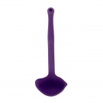 Colourworks Silicone Ladle with Pouring and Straining Lips, Purple