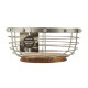 Industrial Kitchen Vintage-Style Metal / Wooden Fruit Bowl, 28 x 12 cm (11" x 5") - Grey, INDFRUITBASK Shop quality Industrial Kitchen Vintage-Style Metal / Wooden Fruit Bowl, 28 x 12 cm (11" x 5") - Grey in Kenya from vituzote.com Shop in-store or online and get countrywide delivery!