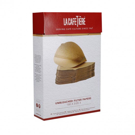 Shop quality La Cafetière Unbleached Coffee Filter Papers, Size 4, 100 pieces in Kenya from vituzote.com Shop in-store or online and get countrywide delivery!