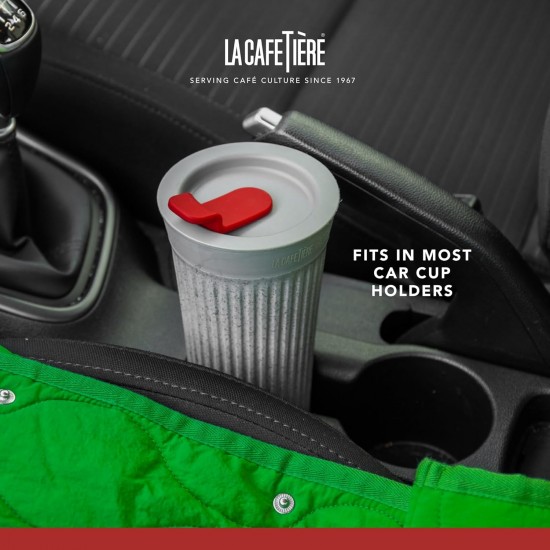 La Cafetière The Beanie Reusable Coffee Cup, Insulated Travel Cup with Comfortable Grip and Leak-Proof, 90 Recycled Coffee Husk, 455ml, LCTMUGLRG Shop quality La Cafetière The Beanie Reusable Coffee Cup, Insulated Travel Cup with Comfortable Grip and Leak-Proof, 90 Recycled Coffee Husk, 455ml in Kenya from vituzote.com Shop in-store or online and get countrywide delivery!