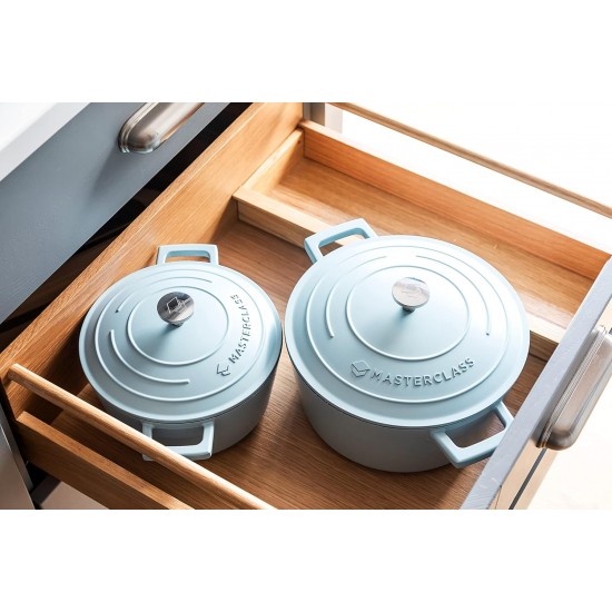 MasterClass Cast Aluminium Casserole Dish, 2.5L, Sky Blue, MCMCRD20SKY Shop quality MasterClass Cast Aluminium Casserole Dish, 2.5L, Sky Blue in Kenya from vituzote.com Shop in-store or online and get countrywide delivery!