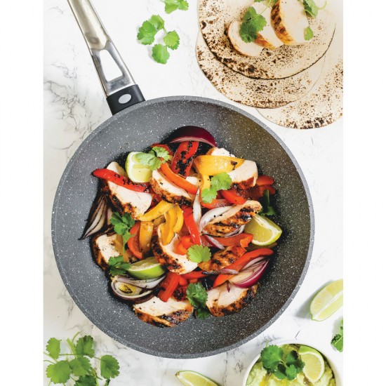 MasterClass Wok, Non-Stick Induction-Safe Cast Aluminium, 28 cm (11"), Grey, MCMWOK28 Shop quality MasterClass Wok, Non-Stick Induction-Safe Cast Aluminium, 28 cm (11"), Grey in Kenya from vituzote.com Shop in-store or online and get countrywide delivery!