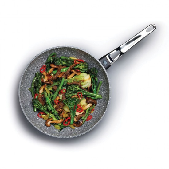 MasterClass Wok, Non-Stick Induction-Safe Cast Aluminium, 28 cm (11"), Grey, MCMWOK28 Shop quality MasterClass Wok, Non-Stick Induction-Safe Cast Aluminium, 28 cm (11"), Grey in Kenya from vituzote.com Shop in-store or online and get countrywide delivery!