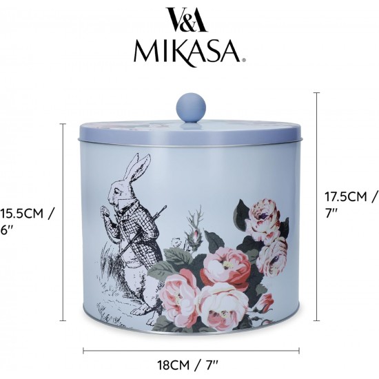 Mikasa and the V&A Biscuit Tin, Large Biscuit Tin with Lid, Perfect for Cookies and Biscuits, Alice in Wonderland Collection, 15cm Shop quality Mikasa and the V&A Biscuit Tin, Large Biscuit Tin with Lid, Perfect for Cookies and Biscuits, Alice in Wonderland Collection, 15cm in Kenya from vituzote.com Shop in-store or online and get countrywide delivery!