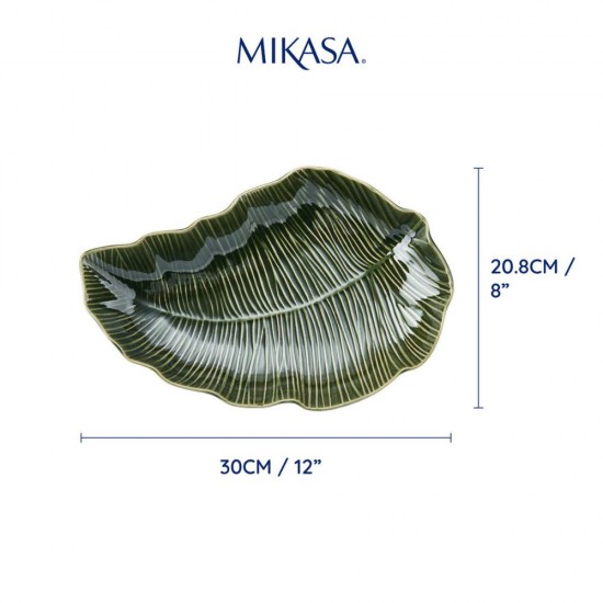 Shop quality Mikasa Jardin Stoneware Leaf Serving Bowl, 31.5cm, Green in Kenya from vituzote.com Shop in-store or online and get countrywide delivery!