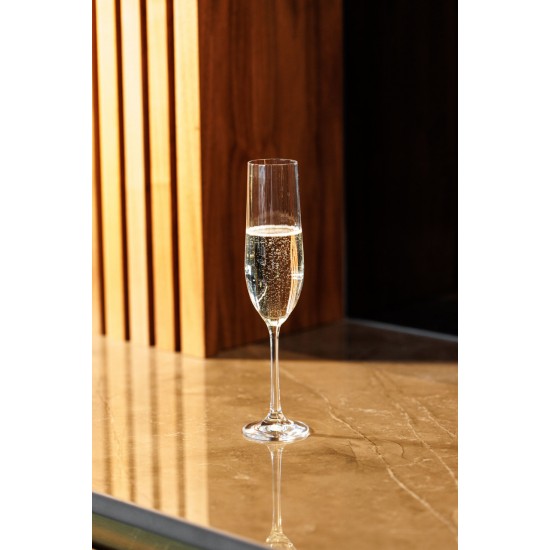 Mikasa Treviso 4-Piece Rippled Crystal Flute Glass Set, 190ml, MKTREVFLU4PC Shop quality Mikasa Treviso 4-Piece Rippled Crystal Flute Glass Set, 190ml in Kenya from vituzote.com Shop in-store or online and get countrywide delivery!