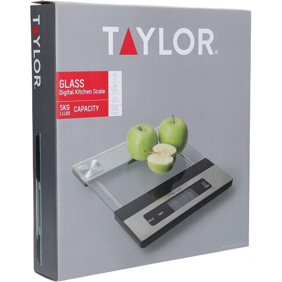 Taylor Digital Kitchen Food Scales with Glass Platform, Highly Accurate with Tare Function and Precision, Stainless Silver Weighs 5 kg Shop quality Taylor Digital Kitchen Food Scales with Glass Platform, Highly Accurate with Tare Function and Precision, Stainless Silver Weighs 5 kg in Kenya from vituzote.com Shop in-store or online and get countrywide delivery!