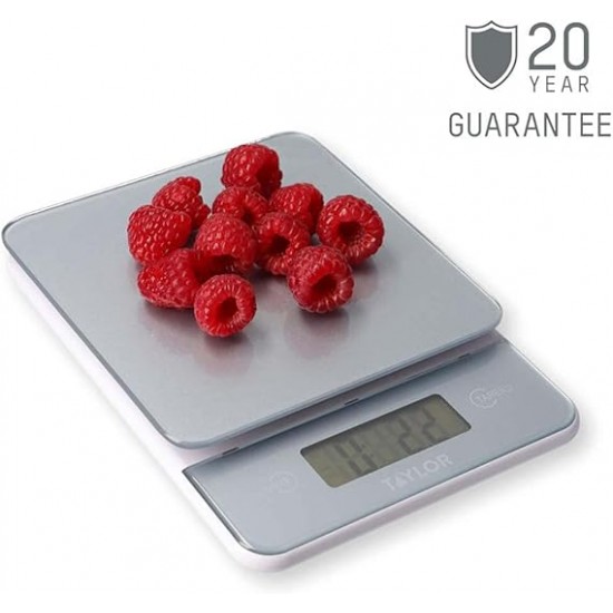 Taylor Digital Slim Kitchen Scale, 5kg / 5000ml, Pewter Glass, TYSCALEP5EWT Shop quality Taylor Digital Slim Kitchen Scale, 5kg / 5000ml, Pewter Glass in Kenya from vituzote.com Shop in-store or online and get countrywide delivery!