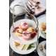 Utopia Gold Finish Stainless Steel 3 Tier Plate Stand 17" (43cm) Utopia Gold Finish Stainless Steel 3 Tier Plate Stand 17" (43cm)