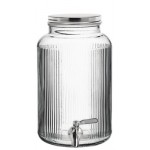 Utopia Ribbed Punch Barre with metal tap, 6 Liters