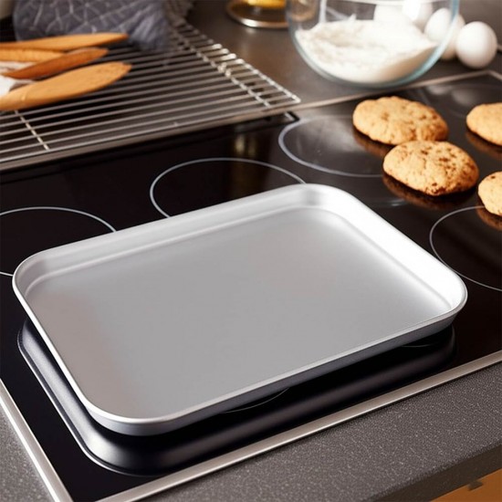 Neville Genware Aluminium Baking Sheet 53 x 43 x 2cm Neville Genware Aluminium Baking Sheet 53 x 43 x 2cm