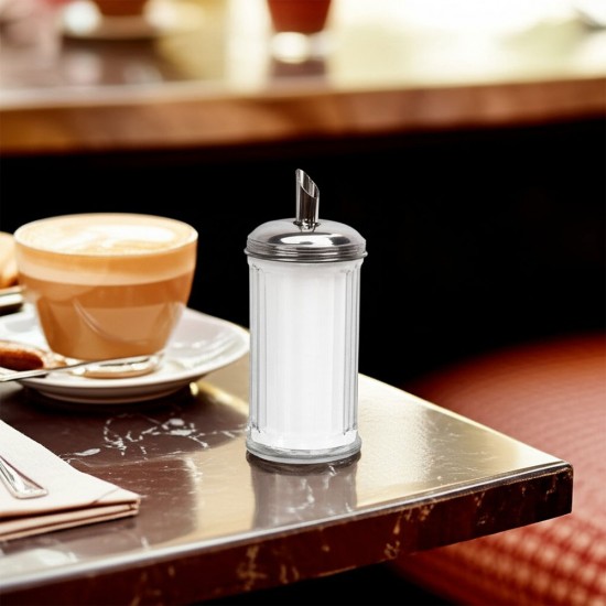 Neville Genware Sugar Pourer Clear Glass Base S/ St. Tube Top 7.5 x 17cm (Dia x H) - 35cl/12oz, KC003 Shop quality Neville Genware Sugar Pourer Clear Glass Base S/ St. Tube Top 7.5 x 17cm (Dia x H) - 35cl/12oz in Kenya from vituzote.com Shop in-store or online and get countrywide delivery!