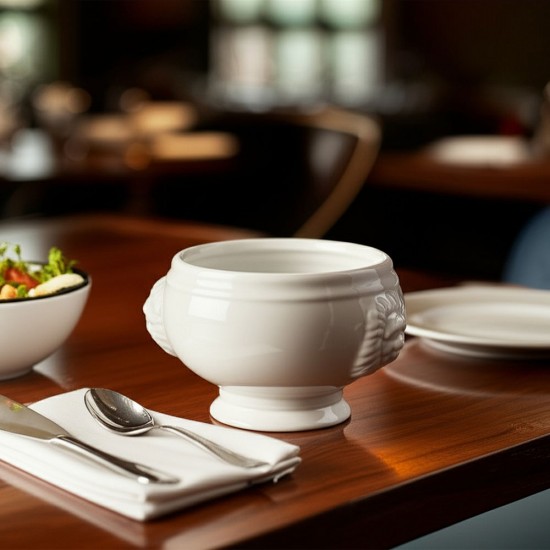 Neville Genware Porcelain Lion Head Soup Bowl 40cl/ 14oz, LH1-W Shop quality Neville Genware Porcelain Lion Head Soup Bowl 40cl/ 14oz in Kenya from vituzote.com Shop in-store or online and get countrywide delivery!