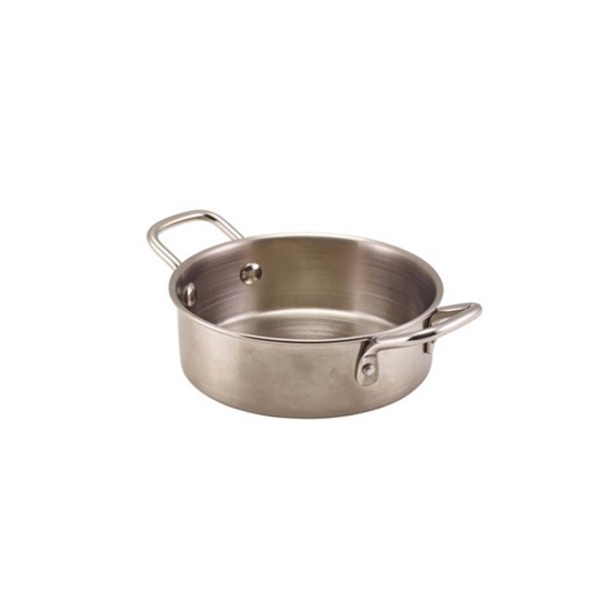 Neville GenWare Mini Stainless Steel Casserole Dish 12.8 x 4.2cm Neville GenWare Mini Stainless Steel Casserole Dish 12.8 x 4.2cm