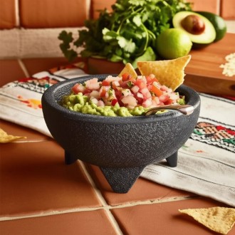 Neville GenWare Black Polypropylene Mexican Mortar Bowl 11cl/ 4oz