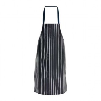 Neville Genware PVC Butchers Stripe Waterproof Apron