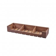 Neville Genware Rustic Wooden Display Crate GN 2/4
