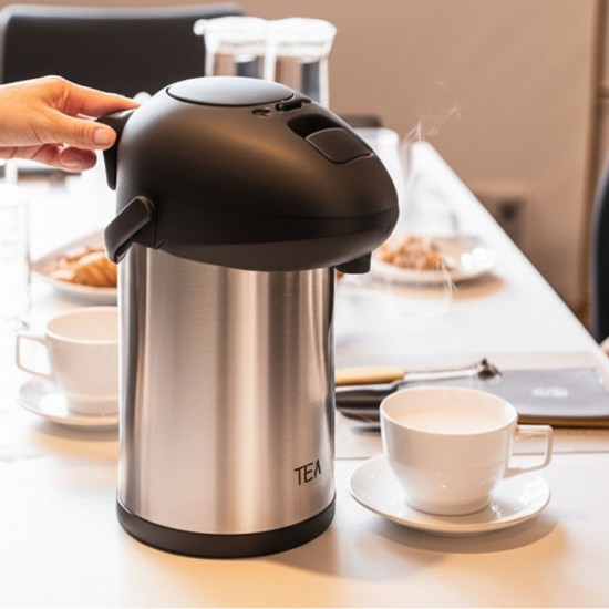 Neville Genware Tea Inscribed Stainless Steel Vacuum Pump Pot, 2.5L, V7251TEA Shop quality Neville Genware Tea Inscribed Stainless Steel Vacuum Pump Pot, 2.5L in Kenya from vituzote.com Shop in-store or online and get countrywide delivery!