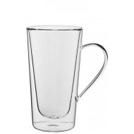 Utopia Double Walled Tall Handled Latte, 340 ml