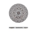 Neville Genware Grey Marrakesh Melamine Round Slab, 28.5cm