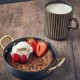 Neville Genware Terra Porcelain Black Fluted Mug, 320ml / 32cl/11.25oz Neville Genware Terra Porcelain Black Fluted Mug, 320ml / 32cl/11.25oz