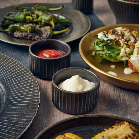 Neville Genware Terra Porcelain Black Fluted Ramekin 7cl/2.5oz Shop quality Neville Genware Terra Porcelain Black Fluted Ramekin 7cl/2.5oz in Kenya from vituzote.com Shop in-store or online and get countrywide delivery!