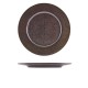 Neville Genware Terra Porcelain Black Fluted Winged Plate 26cm Neville Genware Terra Porcelain Black Fluted Winged Plate 26cm