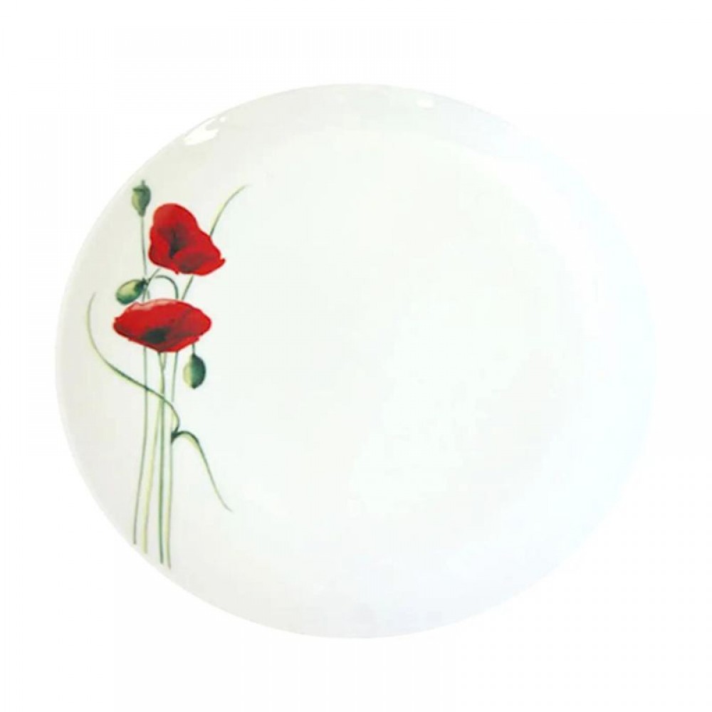 Dinner Sets Dunelm Poppy Porcelain Dinner Plate, 27 cm