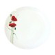 Dunelm Poppy Porcelain Dinner Plate, 27 cm