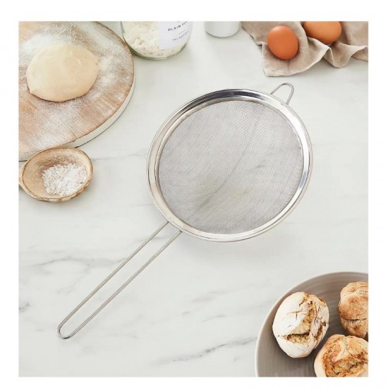 Kitchen Utensils Dunelm Stainless Steel Sieve, 16cm by