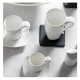 Dunelm Pausa Fine China Mug, 350ml Cafe White