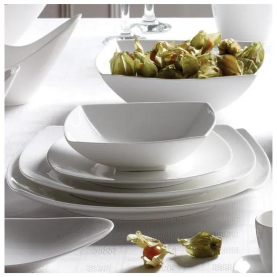 Shop quality Dunelm Pausa Fine China Square Plate, 18cm Cafe-White in Kenya from vituzote.com Shop in-store or online and get countrywide delivery!