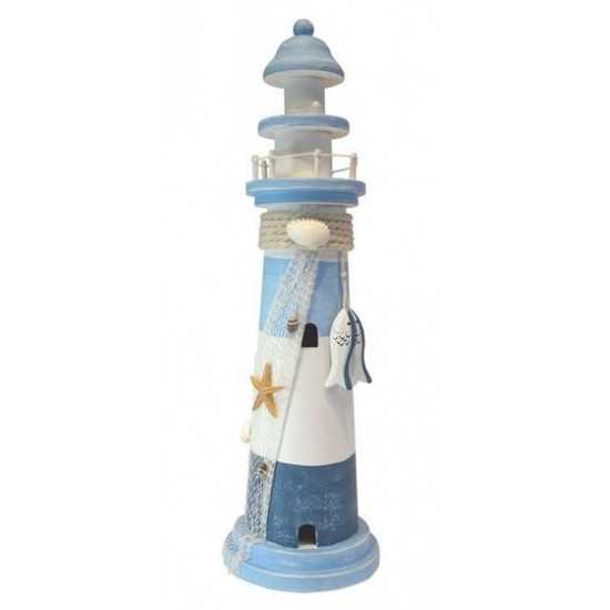 Shop quality Dunelm Wooden Decorative LightHouse Blue/White, 40cm in Kenya from vituzote.com Shop in-store or online and get countrywide delivery!