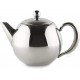 Dunelm Mirror Polished Stainless Steel Tea Pot, 1.2L 