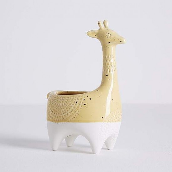Shop quality Dunelm Giraffe Plant Pot, Ochre, 20cm height in Kenya from vituzote.com Shop in-store or online and get countrywide delivery!